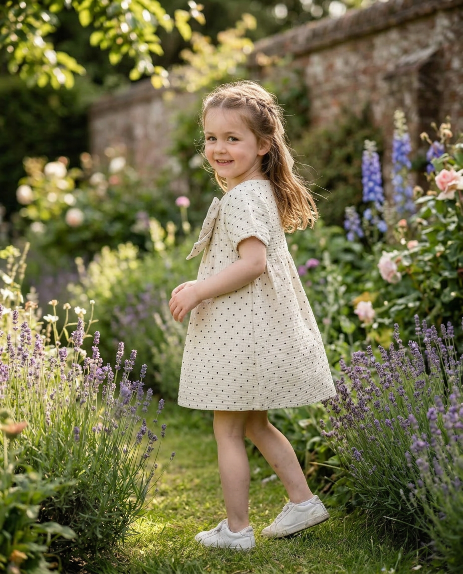 Polka Dot Bow Dress