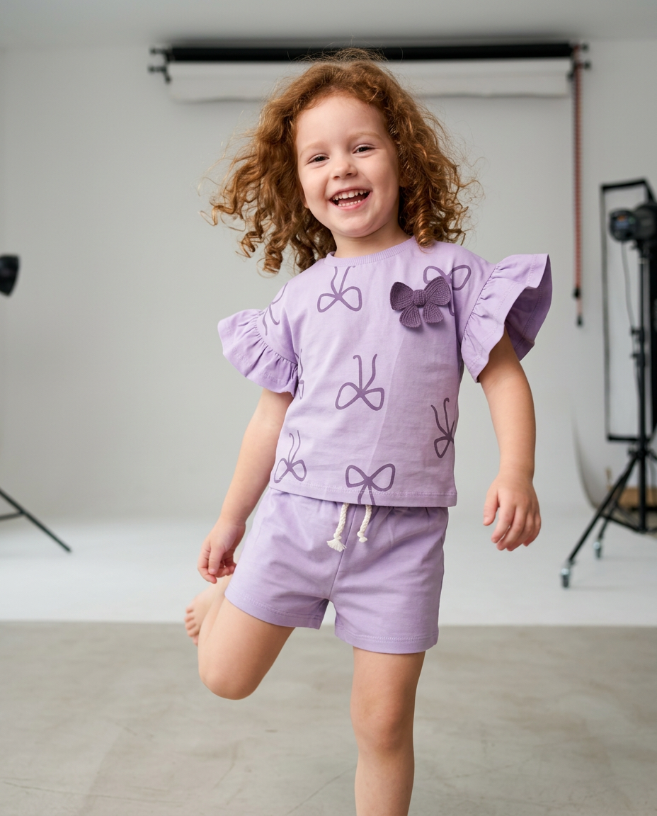 Lavender Bow Play Set