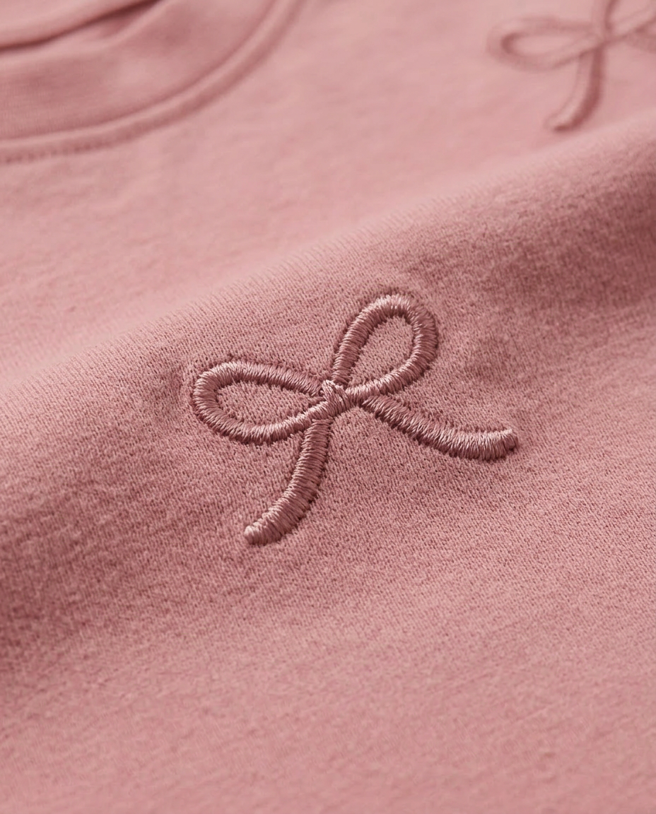 Blush Ribbon Lounge Set