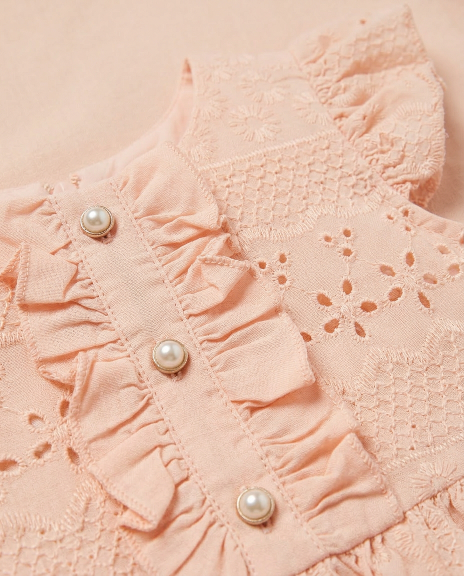 Peach Blossom Charm Dress