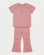 Blush Ribbon Lounge Set