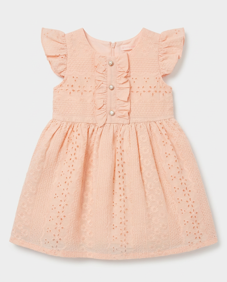 Peach Blossom Charm Dress