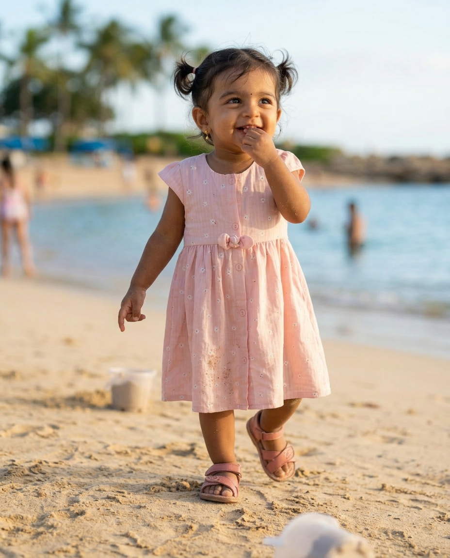 Blush Daisy Dress