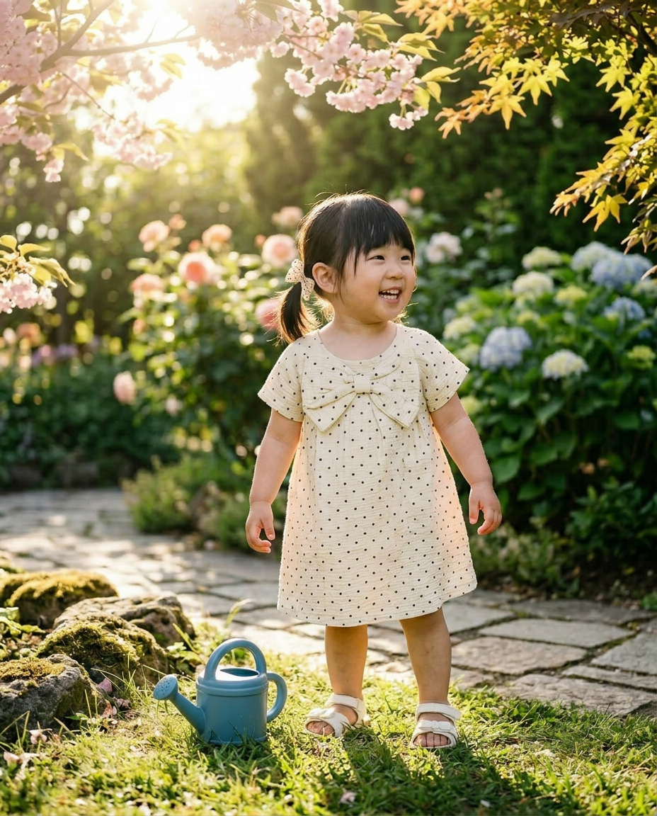 Polka Dot Bow Dress