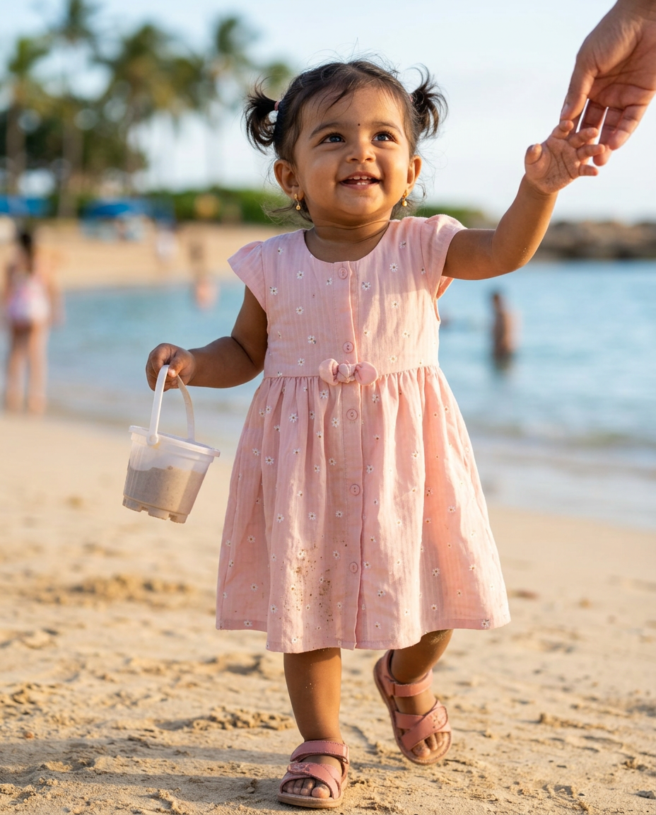 Blush Daisy Dress