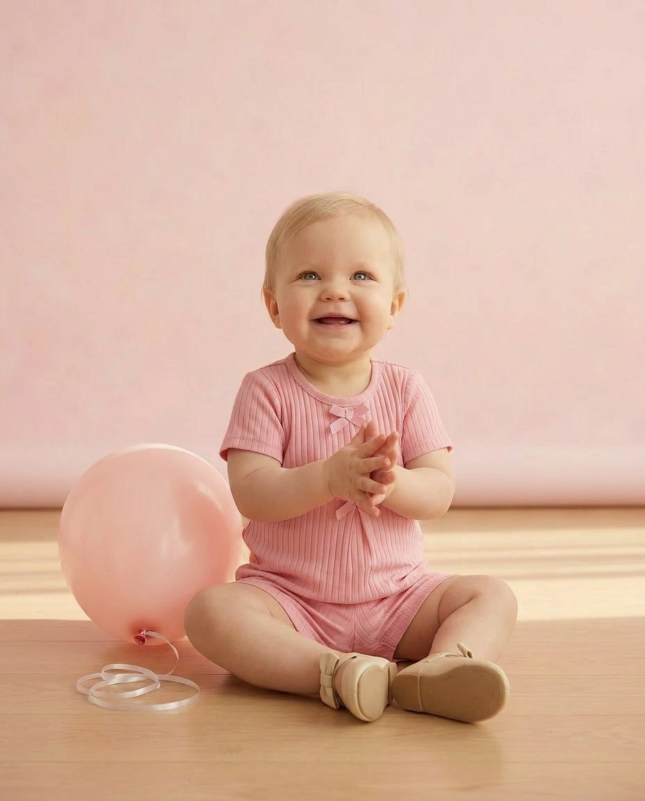 Blush Bow Set