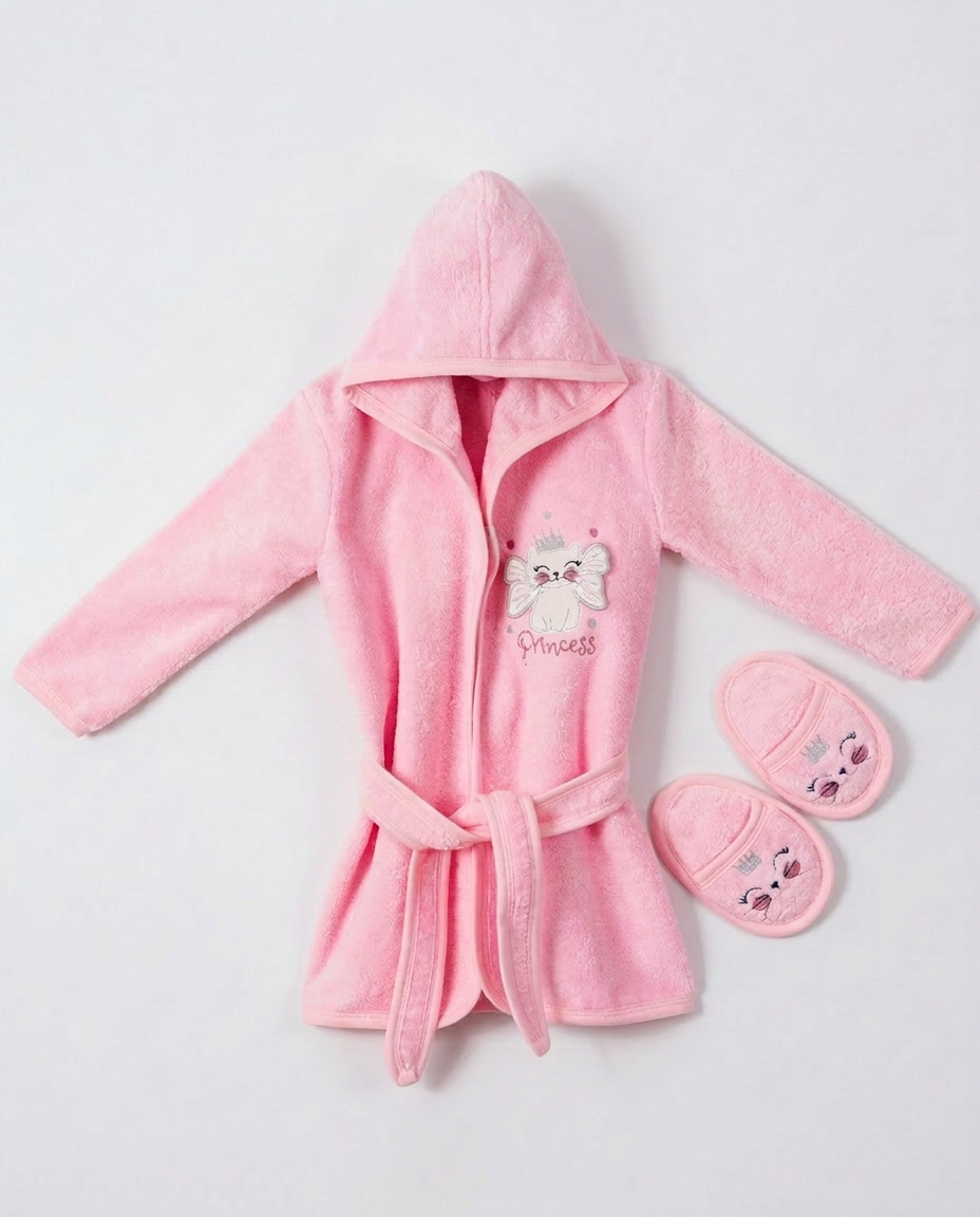 Cloud Cozy Robe Set Pink
